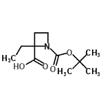 CAS 登录号：610791-07-6， 2-乙基-1-{[(2-甲基-2-丙基)氧基]羰基}-2-吖丁啶羧酸