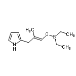 CAS 登录号：61142-04-9， (1E)-2-甲基-3-(1H-吡咯-2-基)-1-丙烯-1-基二乙基硼酸酯