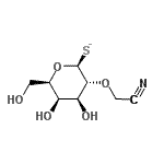 CAS#: 61145-34-4, (2S,3R,4S,5R,6R)-3-(Cyanomethoxy)-4,5-Dihydroxy-6-(Hydroxymethyl)Tetrahydro-2H-Pyran-2-Thiolate