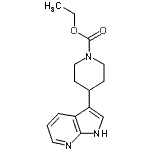 CAS 登录号：612097-74-2， 乙基4-(1H-吡咯并[2,3-b]吡啶-3-基)-1-哌啶羧酸酯