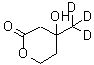 CAS#: 61219-76-9, 4-Hydroxy-4-(<Sup>2</Sup>H<Sub>3</Sub>)Methyltetrahydro-2H-Pyran-2-One