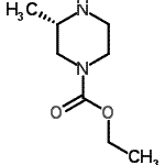 CAS 登录号：612493-91-1， 乙基(3S)-3-甲基-1-哌嗪羧酸酯