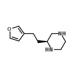 CAS#: 612504-90-2, (2S)-2-[2-(3-Furyl)ethyl]piperazine