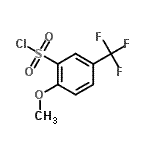 CAS 登录号：612541-12-5， 2-甲氧基-5-(三氟甲基)苯磺酰氯