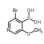 CAS 登录号：612845-45-1， (3-溴-5-甲氧基-4-吡啶基)硼酸