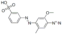 CAS#: 61290-30-0, 2-Methoxy-5-Methyl-4-[(3-Sulfophenyl)Azo]Benzenediazonium