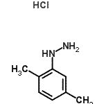CAS 登录号：613-85-4， (2,5-二甲基苯基)肼盐酸盐(1:1)