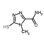 CAS#: 61320-82-9, 4-Methyl-5-Thioxo-4,5-Dihydro-1H-1,2,4-Triazole-3-Carboxamide