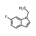 CAS#: 613684-38-1, 1-ethyl-6-fluoro-indole