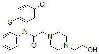 CAS 登录号：61524-32-1， 10-((2-氯-4-(2-羟基乙基)-1-哌嗪基)乙酰基)-10H-吩噻嗪