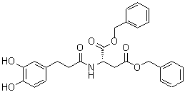 CAS#: 615264-62-5, Dibenzyl N-[3-(3,4-dihydroxyphenyl)propanoyl]-L-aspartate