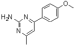 CAS 登录号：61541-75-1， 4-(4-甲氧基苯基)-6-甲基-2-嘧啶胺