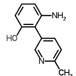 CAS 登录号：615572-97-9， 3-氨基-2-(6-甲基-3-吡啶基)苯酚