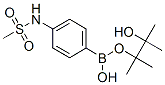 CAS 登录号：616880-14-9， 4-甲烷磺酰基氨基苯硼酸频哪醇酯