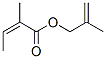 CAS 登录号：61692-78-2， 2-甲基烯丙基 2-甲基异巴豆酸酯