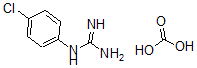 CAS 登录号：61705-88-2， 4-氯苯基胍碳酸盐
