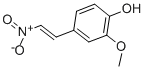 CAS 登录号：6178-42-3， 1-(4-羟基-3-甲氧基苯基)-2-硝基乙烯