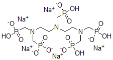 CAS#: 61792-09-4, Pentasodium Pentahydrogen [[(Phosphonatomethyl)Imino]Bis[Ethane-2,1-Diylnitrilobis(Methylene)]]Tetrakisphosphonate