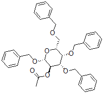 CAS 登录号：61820-03-9， 3,4,6-三-O-(苯基甲基)-beta-D-吡喃半乳糖苷乙酸苄酯