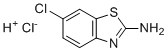 CAS 登录号：61827-71-2， 6-氯-2-苯并噻唑胺盐酸盐(1:1)