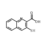 CAS 登录号：61830-01-1， 3-硫基-2-喹啉羧酸