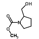 CAS#: 618387-12-5, Methyl 2-(hydroxymethyl)-1-pyrrolidinecarboxylate