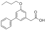 CAS 登录号：61888-57-1， 5-丁氧基-(1,1'-联苯)-3-乙酸