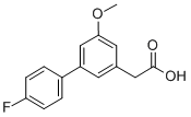 CAS 登录号：61888-66-2， 4'-氟-5-甲氧基-3-联苯乙酸