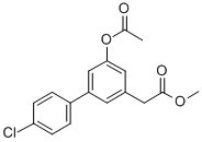 CAS 登录号：61888-72-0， 5-(乙酰氧基)-4'-氯-(1,1'-联苯)-3-乙酸甲酯