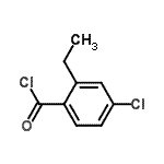 CAS 登录号：618891-97-7， 4-氯-2-乙基苯甲酰氯化物