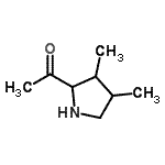 CAS#: 61891-75-6, 1-(3,4-Dimethyl-2-Pyrrolidinyl)Ethanone