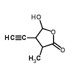 CAS#: 61892-46-4, 4-Ethynyl-5-Hydroxy-3-Methyldihydro-2(3H)-Furanone