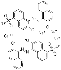 CAS#: 61916-42-5, Chromic trisodium 6-oxido-5-[(2-oxido-1-naphthyl)azo]-1-naphthalenesulfonate