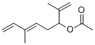 CAS 登录号：61931-78-0， 罗勒烯醇乙酸酯