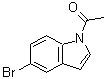 CAS 登录号：61995-52-6， 1-(5-溴-1H-吲哚-1-基)乙酮