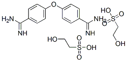 CAS 登录号：620-90-6， 4,4'-氧基二苯甲脒二(2-羟基乙烷磺酸酯)