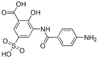 CAS#: 6201-80-5, 3-[(4-Aminobenzoyl)Amino]-5-Sulphosalicylic Acid