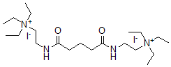 CAS 登录号：62055-19-0， 戊二酰二(亚氨基乙亚基)二(三乙基铵碘化物)