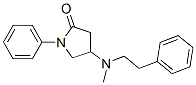 CAS 登录号：6212-98-2， 4-[甲基(苯乙基)氨基]-1-苯基吡咯烷-2-酮