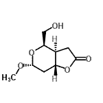 CAS#: 62158-33-2, (3aS,4R,6R,7aR)-4-(Hydroxymethyl)-6-Methoxy-3,3A,4,6,7,7A-Hexahydrofuro[3,2-c]Pyran-2-One