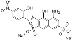 CAS#: 6222-46-4, 5-Amino-4-Hydroxy-3-[2-(2-Hydroxy-4-Nitrophenyl)Diazenyl]-2,7-Naphthalenedisulfonic Acid Sodium Salt(1:2)