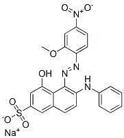 CAS#: 6222-55-5, Sodium 4-Hydroxy-5-[(2-Methoxy-4-Nitrophenyl)Azo]-6-(Phenylamino)Naphthalene-2-Sulphonate
