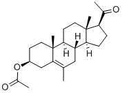 CAS 登录号：6222-82-8， 6-甲基孕甾烯醇酮