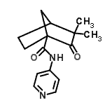 CAS#: 622359-24-4, 3,3-Dimethyl-2-oxo-N-(4-pyridinyl)bicyclo[2.2.1]heptane-1-carboxamide