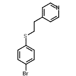 CAS#: 62237-50-7, 4-{2-[(4-Bromophenyl)Sulfanyl]Ethyl}Pyridine