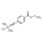 CAS#: 622374-63-4, Ethyl 6-(3-hydroxy-3-methyl-1-butyn-1-yl)nicotinate