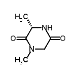 CAS 登录号：62246-37-1， (3S)-1,3-二甲基-2,5-哌嗪二酮