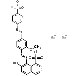 CAS#: 6226-77-3, Disodium 7-Hydroxy-8-({2-Methoxy-4-[(4-Sulfonatophenyl)Diazenyl]Phenyl}Diazenyl)-1-Naphthalenesulfonate
