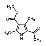 CAS 登录号：62264-99-7， 甲基5-乙酰基-2,4-二甲基-1H-吡咯-3-羧酸酯