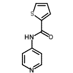 CAS 登录号：62289-82-1， N-(4-吡啶基)-2-噻吩甲酰胺